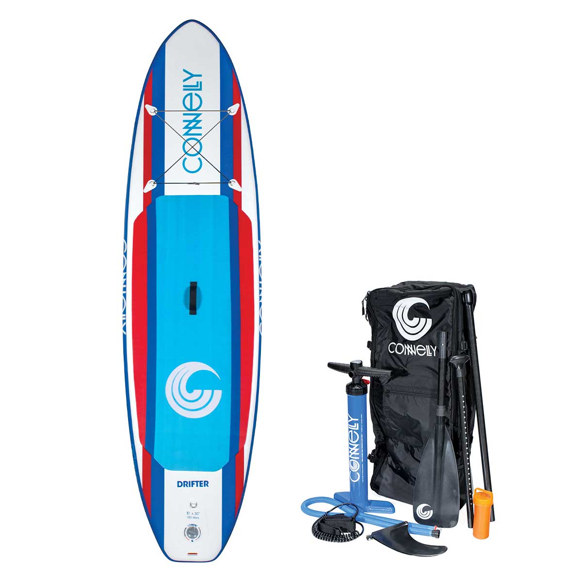Connelly Drifter Inflatable Stand Up Paddleboard Package - 10'