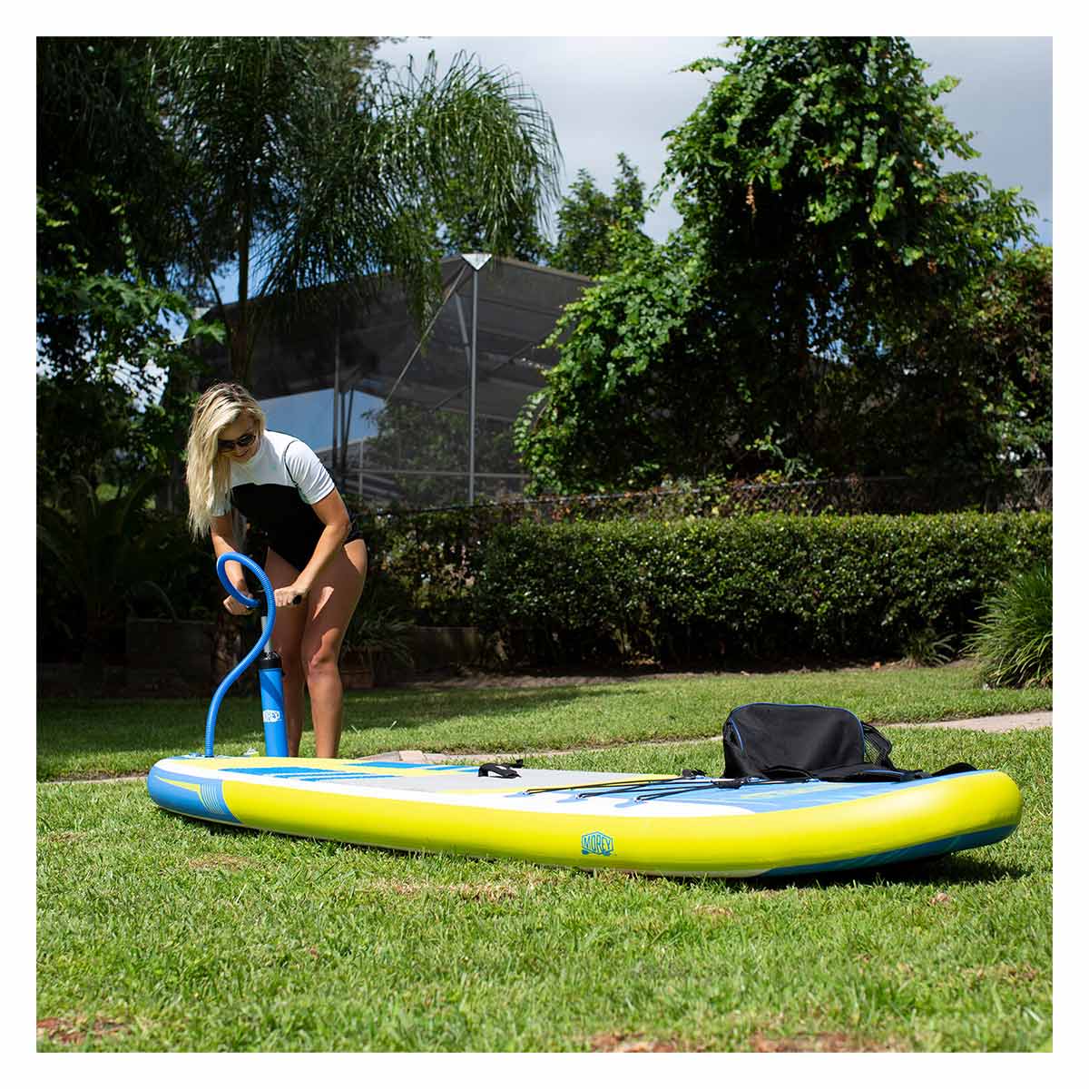 Morey Travlr Inflatable Stand Up Paddleboard Package - 10'