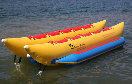 Island Hopper Elite Class Commercial Side by Side Banana Water Sled - 10 person