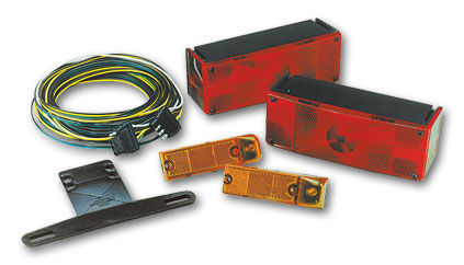 Waterproof Low Profile Trailer Light Kit