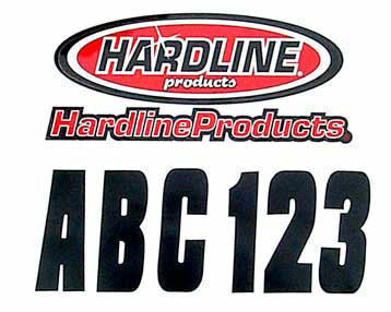 3" Solid Block Registration Letter Kit- Black