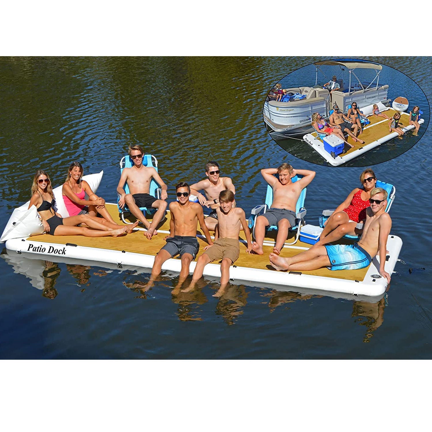 Island Hopper Patio Dock Platform